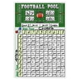thumbnail image 3 of Póster de piscina de fútbol | (13 pulgadas x 19 pulgadas) Tabla de billar con cuadrados de fútbol | Póster de fútbol de piscina de oficina | Decoraciones para fiestas de caza mayor | Póster de la pisc, 3 of 5