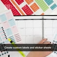 thumbnail image 2 of Sticker Paper, White, 8.5 x 11 Full Sheet Label, Inkjet or Laser Printer, Online Labels (100 Sheet Pack), 2 of 9