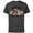 Charcoal Heather, variant on Original Mickey & Friends Hello Folks Retro Vintage - Short Sleeve Cotton T-Shirt for Adults - Customized-White