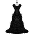 thumbnail image 2 of Victorian Gothic Ball Gown - Elegant Bustle Wedding Dress with Steampunk Ball Gowns, 2 of 7