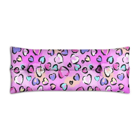 Fashion Leopard Spots Mastectomy Pillow - Shock-Absorbing Seatbelt Cushion for Heart Surgery & Chemo Port Patients | Soft Fabric & Pain Relief