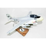 VA-35 Black Panthers A-6E USS Nimitz (156987) Intruder Model, 1/36th Scale, Mahogany, Navy