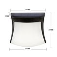 thumbnail image 3 of Eyfqtcs 2 Uds Led Impermeable Lámparas De Pared De Luz Solar Hogar Jardín Decorativo, 3 of 6