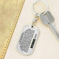 thumbnail image 3 of To My Grandson Keychain Inspirational Key Chains Remember Whose Grandson You Are Grandson Gifts from Grandma Birthday Graduation Christmas Gift from Grandma Grandpa Grandparents, 3 of 3