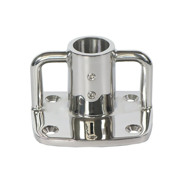stanreset Base en Acier Inoxydable Drapeau de Siège Marin 90 Degrés Rail de Bateau Yacht Raccords Polis Support de Coude Main Courante