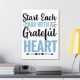 thumbnail image 3 of Scripture Walls Psalm 107:1 A Grateful Heart Bible Verse Canvas Christian Wall Art Ready to Hang Unframed, 3 of 18
