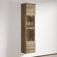 thumbnail image 2 of Fly Modular Wall Mounted Floating Bookcase Cabinet (Type-42) Oak, 2 of 5