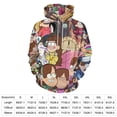 thumbnail image 2 of Gravity Falls Sweatshirts Casual Pullover Hoodie Jacket Unisex Hooded Activewear 3D Printed Long Sleeve Sweater with Pocket M, 2 of 8
