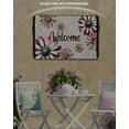 thumbnail image 3 of 4th of July Outdoor TV Cover 60 to 65 Inch Weatherproof, Red Spring Floral Daisy Independence Day 600D Oxford TV Covers with Waterproof Zipper, Outside Flat TV Screen Protector Size 58"Wx37"Hx4.5"D, 3 of 7