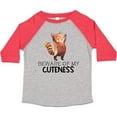 thumbnail image 3 of Inktastic Beware of My Cuteness Cute Red Panda Boys or Girls Toddler T-Shirt, 3 of 5