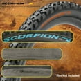 thumbnail image 2 of Pirelli Scorpion Enduro M TurquoiseColor Edition Mountain Bicycle Tire 29x2.4 - Tubeless High-Performance Tear-Resistant MTB Tire for XC Racing, Trail and Enduro Riding + SmarTUBE 23/32-622 - 2 Pack, 2 of 9