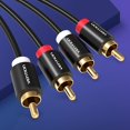 thumbnail image 3 of Vention 2RCA macho a 2RCA macho cable divisor de cable de audio para HDTV (1,5 m), 3 of 9
