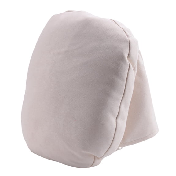 Car Universal Ultra Soft Headrest Neck Cushion Headrest Cover for Beige