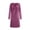 A Purple, variant on Ygbgbb Velvet Dress for Women Long Sleeve Crowl Neck Ladies Guest Wedding Dresses Fashion Elegant Holiday Party Cocktail Midi Dress Green M