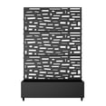 thumbnail image 2 of MAYEERTY 72"x47" Metal Rectangle Planter Box Raised Garden Bed with Trellis for Vine Climbing Plants, Black, 2 of 6