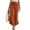10# Orange, variant on Linen Pants for Women Boho Smocked High Waisted Wide Leg Pull On Palazzo Pants Casual Flowy Cute Ruffle Beach Pant with Pockets Orange L
