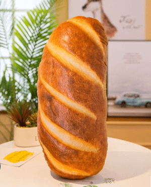 3d simulation bread pillow