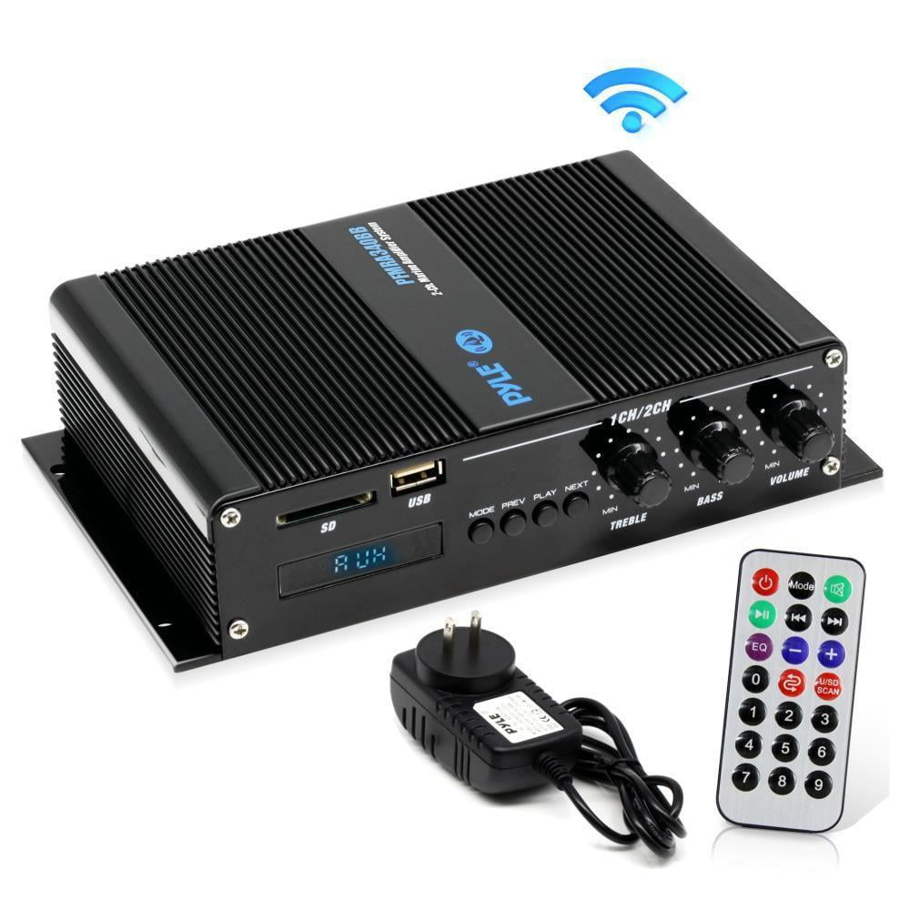 2Channel Bluetooth Audio Marine Amplifier 200 Watt Power Compact