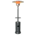 thumbnail image 2 of Costway 50000 BTU Propane Patio Heater Standing LP Gas Steel with Wheels Gray, 2 of 10