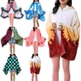 thumbnail image 2 of Sudadera con capucha de Demon Slayer de talla única, manta de franela Ultra suave, cálida y cómoda, sudadera gigante de gran tamaño, Shinobu Nezuko, 2 of 3