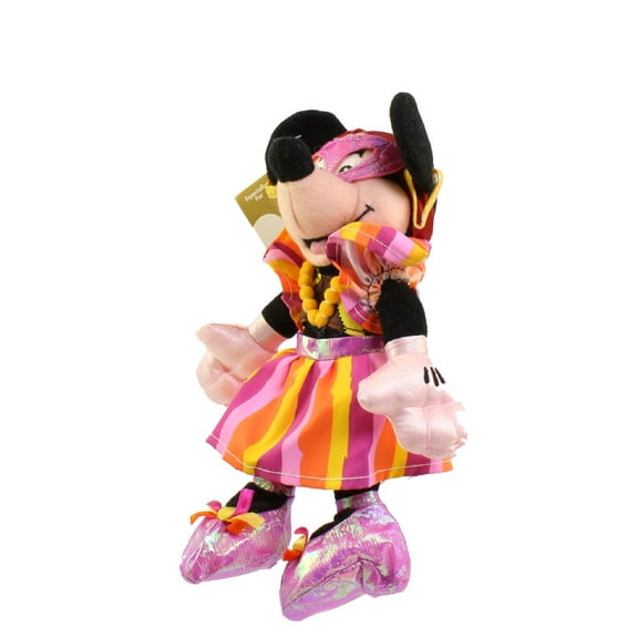 Disney Bean Bag Plush - MARDI GRAS MINNIE (Mickey Mouse) (9 inch)