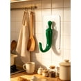 thumbnail image 5 of Green Chili Pepper Wall Hooks (6-Pack), Vintage Metal Hangers for Kitchen, Bathroom & Bedroom - Wall Organizer for Towels, Coats, Hats, Keys & Clothes, 5 of 5