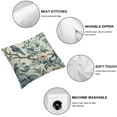 thumbnail image 6 of nygtbtfer Spring Floral Birds Pillow Covers Set of 2 for Flowers Decor Throw Pillows Blue and White Plant Outdoor Decorative Cushion Cases for Couch Bed Decorations White, 6 of 7
