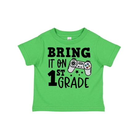 

Inktastic Bring it On 1st Grade Video Game Controller Gift Toddler Boy or Toddler Girl T-Shirt