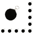 thumbnail image 1 of Advancent Fuzzy Ball Llavero Cómodo Exquisito Llaveros Llaveros Mujeres para Niños Adultos Ancianos Estudiantes Negro 10cm Negro 10cm 10piezas Advancent CBP347287, 1 of 3