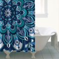 thumbnail image 4 of Waterproof Bohemian Shower Curtain 72x72 Inch Boho Style Polyester Unique Shower Curtain for Bathroom Hotel Home Decor with 12 Plastic Hooks, 4 of 5