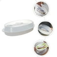 thumbnail image 2 of Ensemble de Cuisson Vapeur pour Micro-Ondes avec Couvercle Blanc, 2 of 7