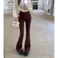 thumbnail image 5 of Pantalones vaqueros de estilo Retro para mujer, Jeans de nicho con piernas anchas, pantalones casuales de cintura alta, pantalones populares, 5 of 5