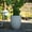 Milk White + Ceramic+2, variant on Handmade White Ceramic Planter Pot 16.54" W x 21.26" H Large Indoor Outdoor Flower Pot with Drainage Hole for Plants Trees Garden Decor