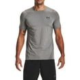 thumbnail image 2 of Under Armour HeatGear Fitted Short Sleeve T-Shirt, Grey, 2 of 5