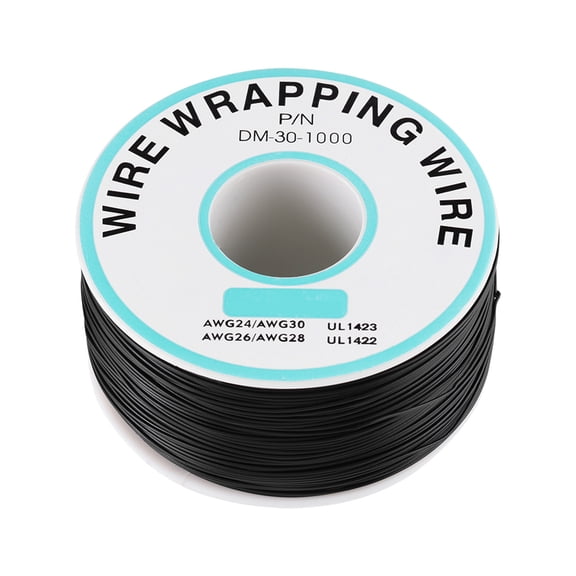 0.25mm WiRe Wrapping Single Wire Core Strand 30AWG Cable 250meter Black