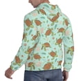 thumbnail image 6 of Daiia Cute Sea Turtles for Men's Fashion Hoodies & Sweatshirts with Kangaroo Pocket Hooded Sweatshirt Breathable & Moisture Wicking-Medium, 6 of 7