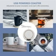 thumbnail image 4 of USB Warm Coaster Wireless Mug Warmer Coffee Cup Heater Pad Metal for Desktop Heating Office, 4 of 6