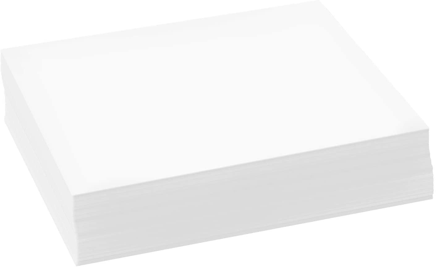  500 Sheets of Bright White 8.5 x 5.5 Half letter Size,  Regular 24lb. Paper : Office Products
