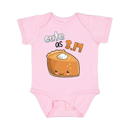 

Inktastic Cute As 3.14 Pi Day Pumpkin Pie Pun Gift Baby Boy or Baby Girl Bodysuit