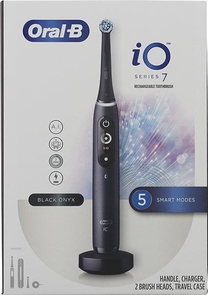 Symmetrie Publiciteit Doctor in de filosofie Oral-B iO Series 7 Electric Toothbrush With 2 Brush Heads, Black Onyx -  Walmart.com