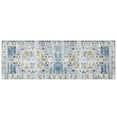 thumbnail image 2 of Garvee 2'x6' Kitchen Runner Rug Non-Slip Hallway Bedroom Rug Vintage Floral Distressed Rug for Laundry Room, Blue, 2 of 7