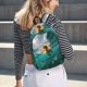 thumbnail image 5 of Easygdp Underwater Swimming Duck Mochila de Lona Resistente para Laptop, Compatible con Laptops de 15 a 17 pulgadas, Ideal para Escuela, Trabajo y Viajes-Small, 5 of 5