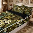 thumbnail image 2 of Manfei Cottagecore Blossom Zipper Full Size Comforter Sets with Fitted Sheet and 2 Pillowcases,Vintage Flowers Zipper Bedding Set,Reversible, 2 of 7