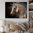 thumbnail image 2 of Designart Indian Horse With Colorful Mane V Canvas Wall Art, 2 of 5
