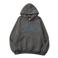 thumbnail image 5 of WEAIXIMIUNG Oversized Sweatshirt for Women Plus Size with Pockets Women Solid Basic Letter Loose Hoodie Sweatshirt Long Sleeve Pocket Drop Shoulder Pullovers Top, 5 of 5
