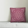 thumbnail image 2 of Creative Products Maroon Boho Medallion 16x16 Spun Poly Pillow, 2 of 2