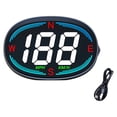 thumbnail image 3 of Velocímetro Digital para Automóvil Velocidad Pantalla en Tiempo Real GPS HUD Con Modos Duales Parasol, 3 of 7