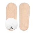 thumbnail image 1 of Minnieouse Calcetines Acolchados Con Terciopelo Para Hombres Antideslizantes Para Seguridad Adulto Adhesivo Antideslizante Y Cálido Ajuste A La Medias caqui, 1 of 6