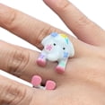 thumbnail image 4 of HUGFEGWE Simple Cute Dog Elephant Open Rings Lovely Animal Jewelry Adjustable Finger Rings Statement Jewelry Stackable Rings CJB91-106018, 4 of 7