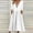 *White, variant on ClodeEU Women's Short Sleeve V Neck Flared Midi Dress with Lace Trim ,Casual Tunic Waist Summer Dress Navy,Womens Plus XL
